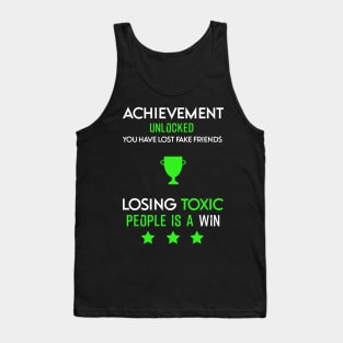 Losing toxic people is a win HCreative ver 8 Tank Top